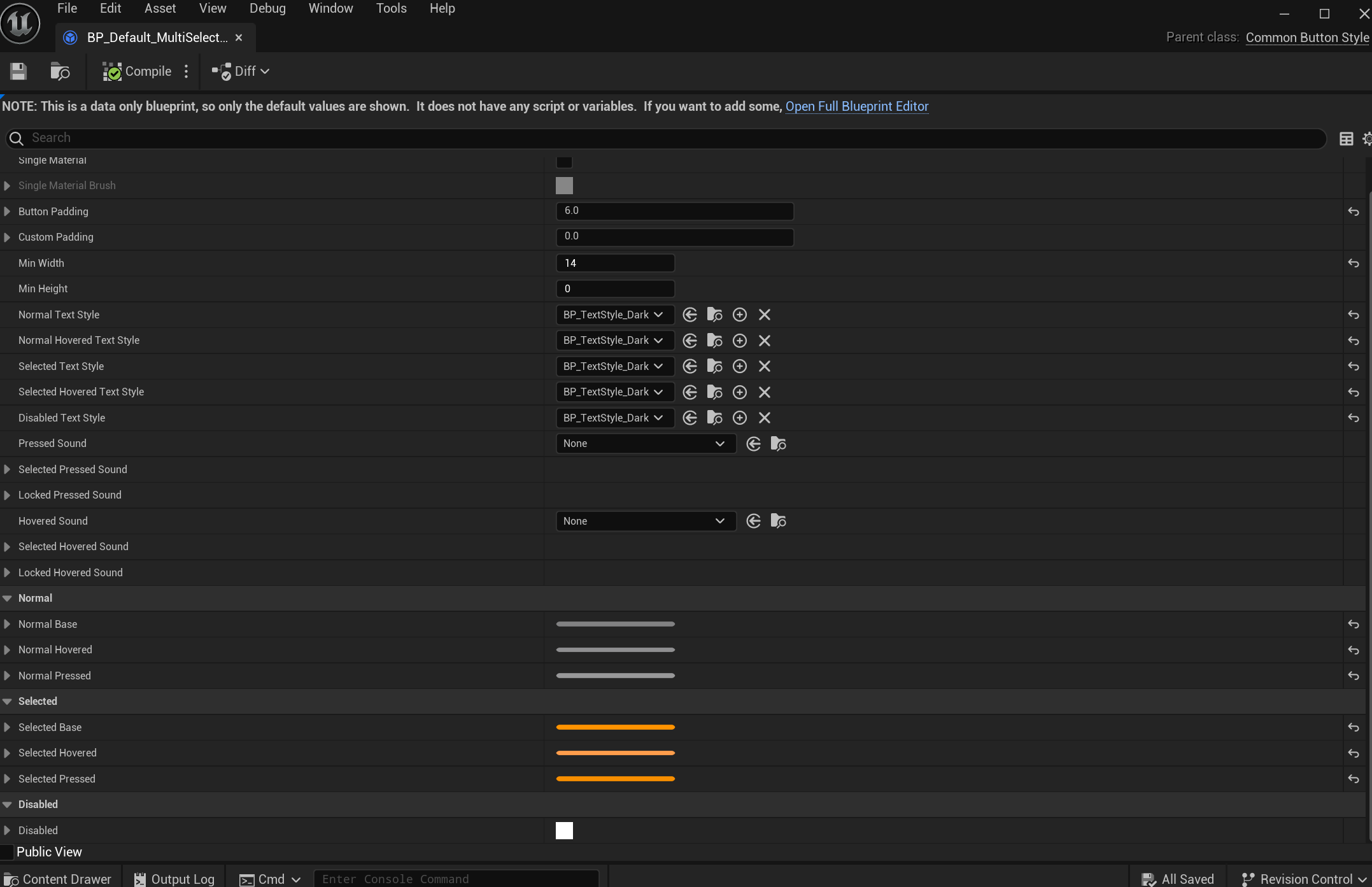 UI Style Configuration